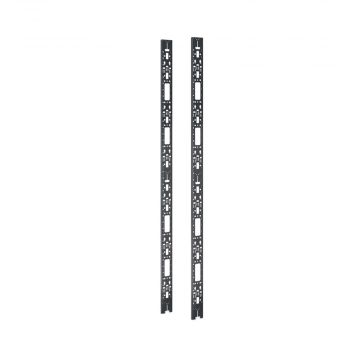 APC AR7572 NetShelter Cable Management, Vertical Cable Manager, for SX 48U, Black, 117x2197x16 mm - 01
