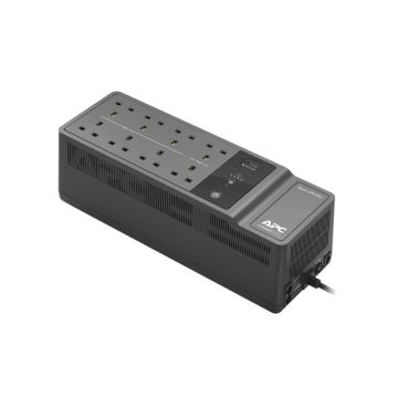 APC BE650G2-UK Back-UPS 650VA 230V Offline UPS, 1 USB Charging Port, 8 BS 1363 Outlets (2 Surge) - 01