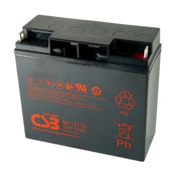 CSB GP12170 (12V 17Ah) General Purpose VRLA AGM Battery