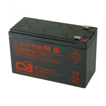CSB HR1234W (12V 9Ah) High-Rate Discharge VRLA AGM Battery