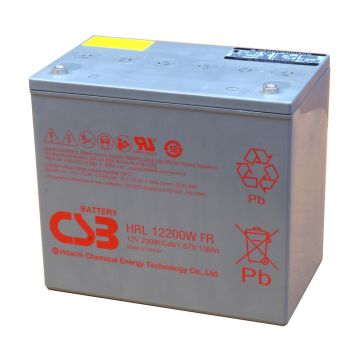 CSB HRL12200W (12V 55Ah) High-Rate & Long-Life VRLA AGM Battery