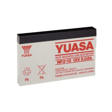 Yuasa NP2-12 (12V 2Ah) General Purpose VRLA Battery
