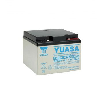 Yuasa NPC24-12 (12V 24Ah) Cyclic VRLA Battery