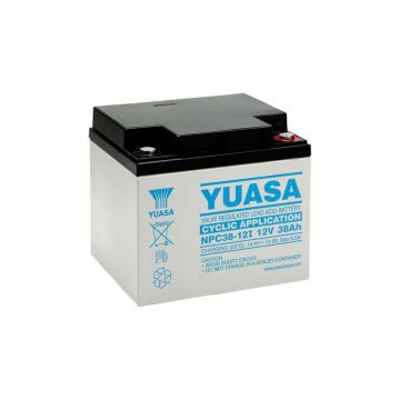 Yuasa NPC38-12 (12V 38Ah) Cyclic VRLA Battery