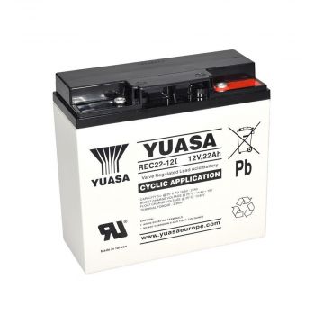 Yuasa REC22-12I (12V 22Ah) Cyclic VRLA Battery