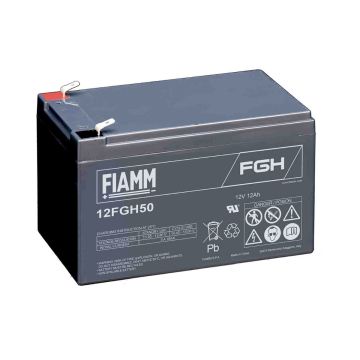 FIAMM 12FGH50 High-Rate Performance (5-Year) VRLA Battery (12V 12Ah)