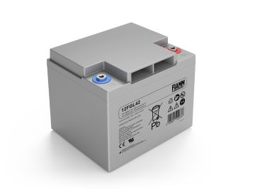 FIAMM 12FGL42 General Purpose (10-Year) VRLA Batteries (12V 42Ah)