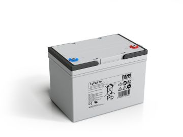 FIAMM 12FGL70 General Purpose (10-Year) VRLA Batteries (12V 70Ah)