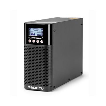 Salicru 699CA000012 SLC TWIN PRO2 700VA 230V Online UPS, Tower, IEC, w/ Super Charger, No Batteries - 01