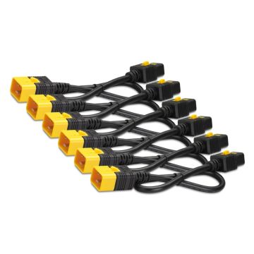 APC AP8716SX593 Power Cord Kit (6 ea), Locking, C19 to C20, 1.8m, Blue