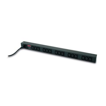 APC AP9568 Rack PDU, Basic, Zero U, 10A, 230V, (15) C13