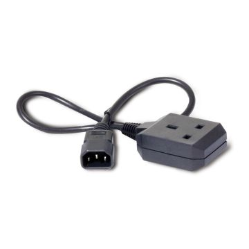APC AP9881 Power Cord, C14 to BS1363 (UK), 0.6m