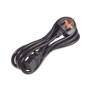 APC AP9895 Power Cord, C19 to BS1363A (UK), 2.4m
