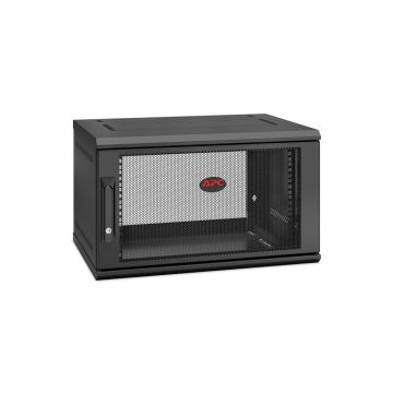 APC AR106SH4 NetShelter 6U Wallmount Rack Enclosure Cabinet Single Hinged Switch Depth - Main