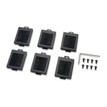 APC AR7706 NetShelter Cable Management, Mounting Rail Brush Strips, for SX 750mm Wide, Black, 76x114x13mm - 01
