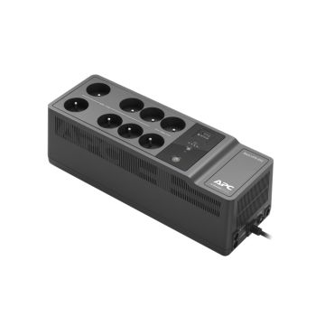 APC BE650G2-FR Back-UPS 650VA 230V Offline UPS, 1 USB Charging Port, 8 French/Belgian Outlets (2 Surge) - 01
