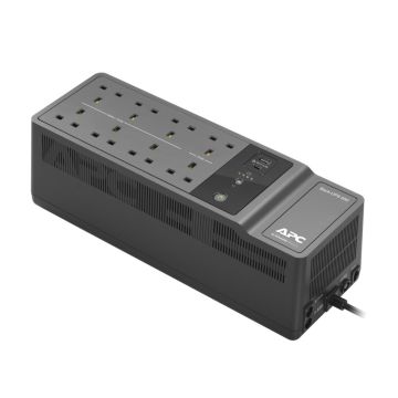APC BE850G2-UK Back-UPS 850VA 230V Offline UPS, USB Type-C & A Charging Ports, 8 BS 1363 Outlets (2 Surge) - 01