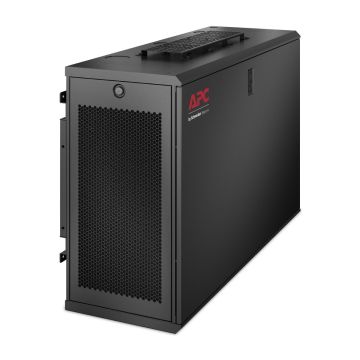 APC AR106V NetShelter WX 6U Low-Profile Wallmount Enclosure 120V Fans