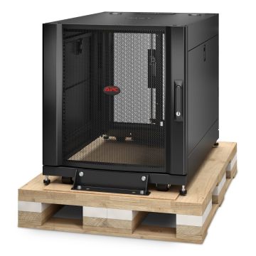 APC AR3003SP NetShelter SX 12U Server Rack Enclosure 600mm x 900mm w/ Sides, Black Shock Packaging