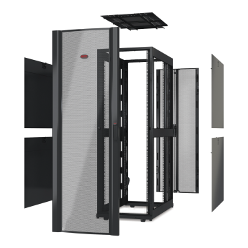 APC AR3350X610 NetShelter SX 42U 750mm Wide x 1200mm Deep Enclosure w/out Doors, Black