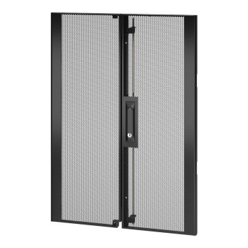 APC AR7161 NetShelter SX 18U 600mm Wide Perforated Split Doors, Black