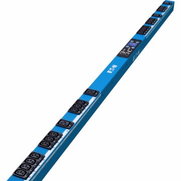 Eaton (EMIB08-30B) Metered Input Rack PDU - 0U - In: IEC309 32A 1P - Out: (36) C13 + (6) C19 - Blue - 01