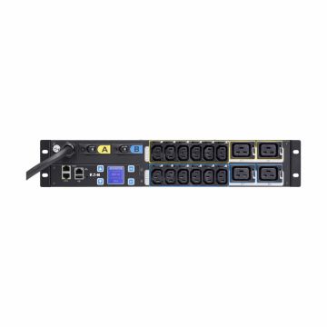 Eaton (EMIH06) Metered Input Rack PDU - 2U - In: IEC309 32A 1P - Out: (12) C13 + (4) C19 - 01