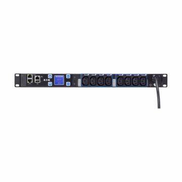 Eaton (EMIH28) Metered Input Rack PDU - 1U - In: C20 16A 1P - Out: (8) C13 - 01