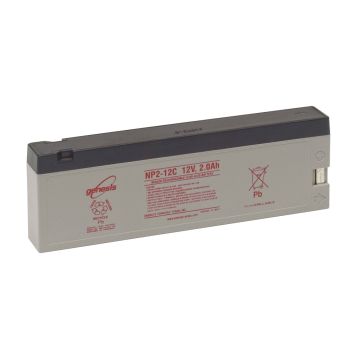 EnerSys Genesis NP2-12-C (12V 2Ah) General Use AGM VRLA Battery - 01