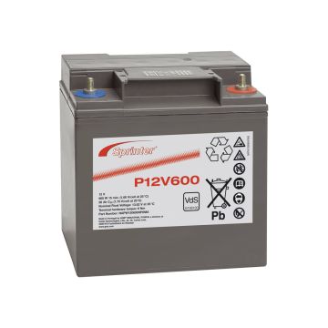 Exide Sprinter P12V600 (12V 24Ah) VRLA AGM Battery

