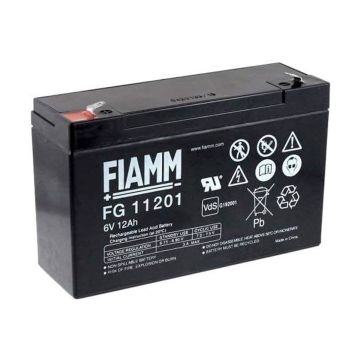 FIAMM FG11201 General Purpose (5-Year) VRLA Battery (6V 12Ah)