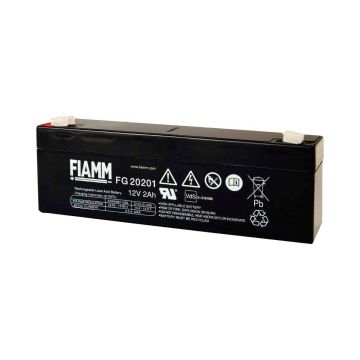 FIAMM FG20201 General Purpose (5-Year) VRLA Battery (12V 2Ah)