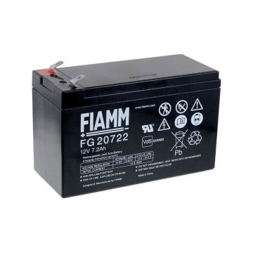 FIAMM FG20722 General Purpose (5-Year) VRLA Battery (12V 7.2Ah)