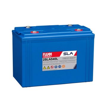 FIAMM 2SLA540L (2V 540Ah) Very Long-Life, Top Terminal AGM Battery