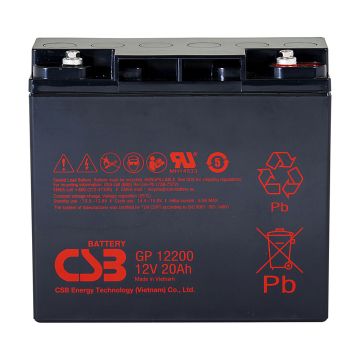 CSB GP12200 (12V 20Ah) General Purpose VRLA AGM Battery
