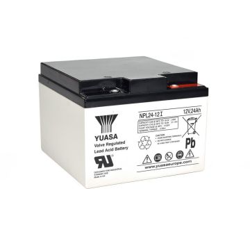 Yuasa NPL24-12I (12V 24Ah) General Purpose VRLA Battery