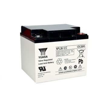 Yuasa NPL38-12I (12V 38Ah) General Purpose VRLA Battery