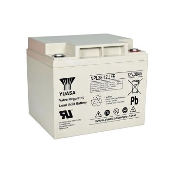 Yuasa NPL38-12IFR (12V 38Ah) General Purpose VRLA Battery