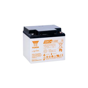 Yuasa SWL+1200 (12V 40.6Ah) Very Long Life Hybrid VRLA Battery