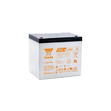 Yuasa SWL+2450 (12V 80Ah) Very Long Life Hybrid VRLA Battery