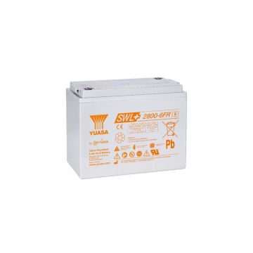 Yuasa SWL+2800-6FR (6V 184Ah) Very Long Life Hybrid VRLA Battery