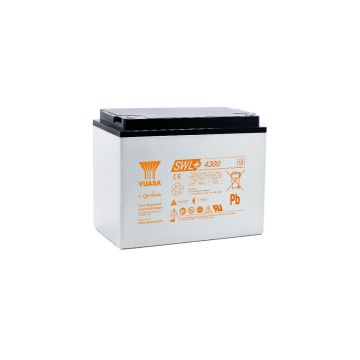 Yuasa SWL+4300 (12V 140Ah) Very Long Life Hybrid VRLA Battery