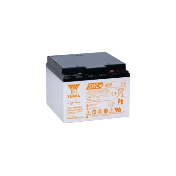 Yuasa SWL+800 (12V 25Ah) Very Long Life Hybrid VRLA Battery