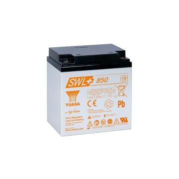 Yuasa SWL+850 (12V 28.8Ah) Very Long Life Hybrid VRLA Battery