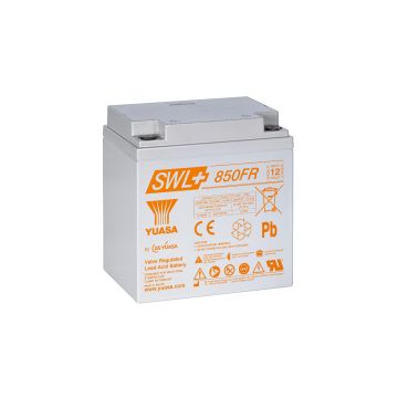Yuasa SWL+850FR (12V 28.8Ah) Very Long Life Hybrid VRLA Battery