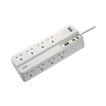 APC PMF83VT-UK Performance SurgeArrest 8 Outlets with Phone & Coax Protection 230V, UK - 01