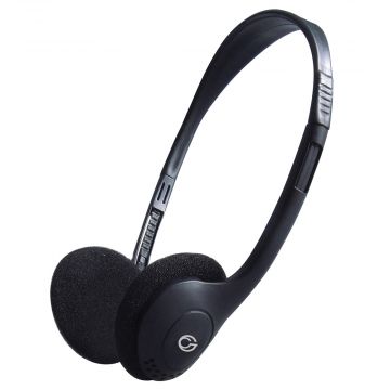 CONNEkT Gear HP503 Basic Stereo PC On-Ear Headset with In-Line Mic and Volume Control - Black - 01