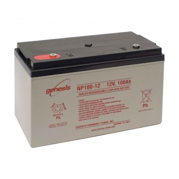 EnerSys Genesis NP100-12FR (12V 100Ah) General Use AGM VRLA Battery - 01