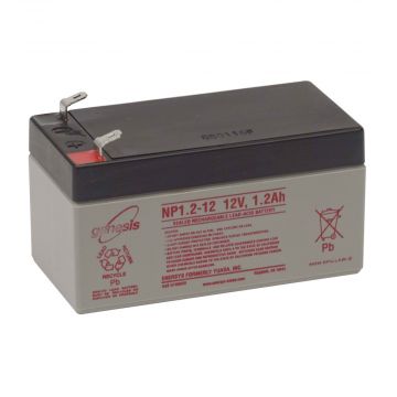 EnerSys Genesis NP1.2-12 (12V 1.2Ah) General Use AGM VRLA Battery - 01