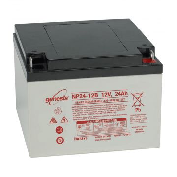 EnerSys Genesis NP24-12 (12V 24Ah) General Use AGM VRLA Battery - 01